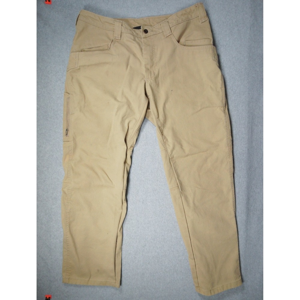 1620 Pants Men 38 Beige Cordura Utility Work Carpenter Tactical USA Workwear